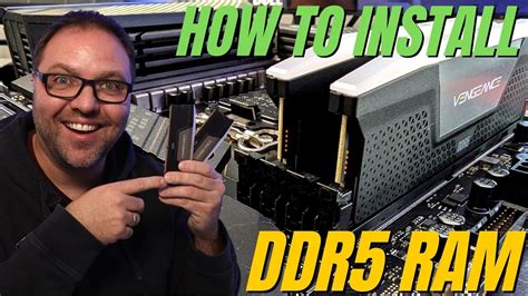 how to install ddr5|How to Install and Remove DDR5 RAM in a PC .